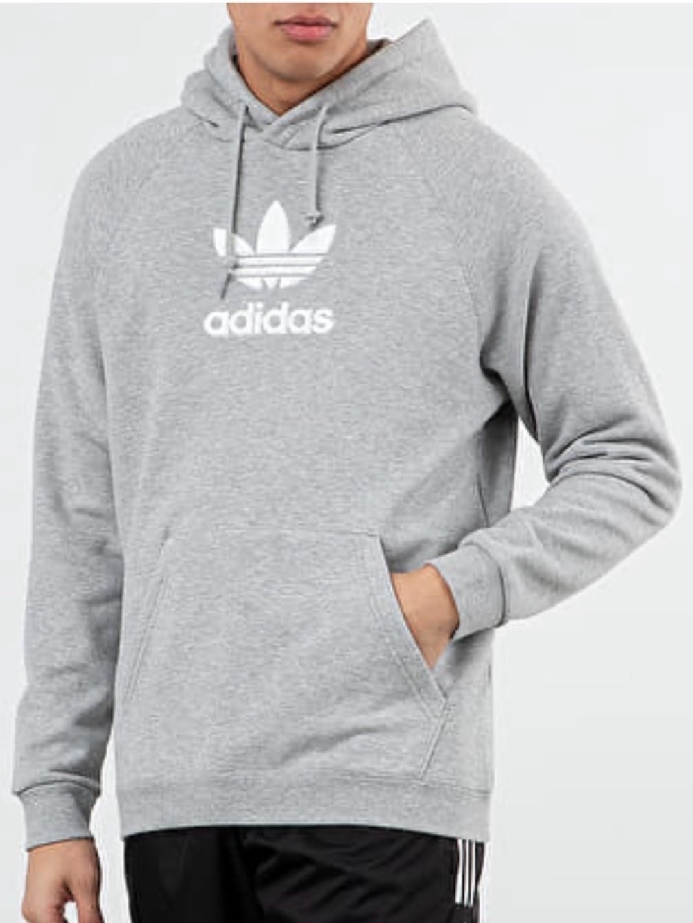 ADIDAS Originals Trefoil Premium French Terry Hoodie - Men’s Large - Like New